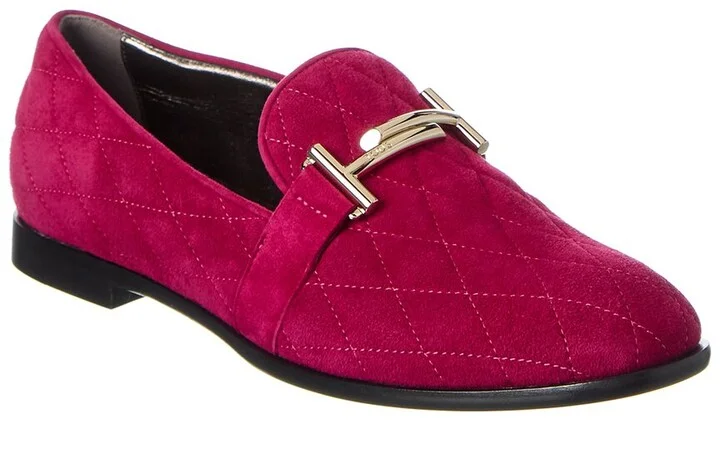 Tod’S Double T Suede Loafer