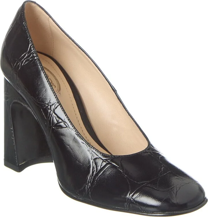 Tod’S Embossed Leather Pump