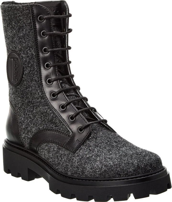 TOD’s Felt & Leather Boot