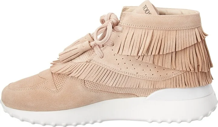 Tod’S Fringe Suede Sneaker - Image 2