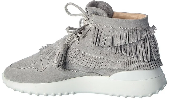 Tod’S Fringed Suede Sneaker - Image 2