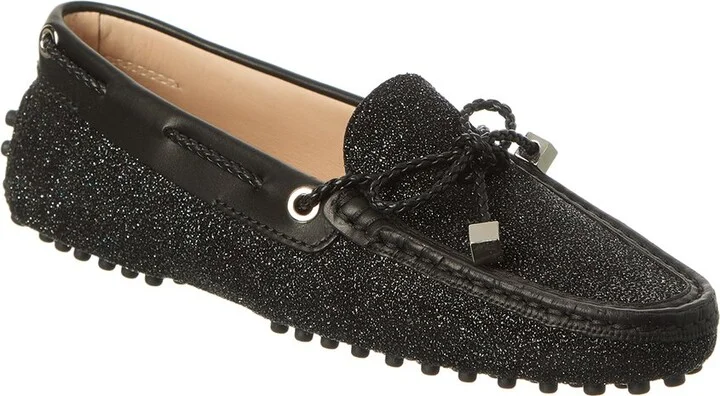 TOD’s Glitter Leather Loafer