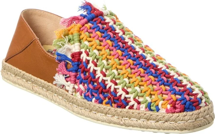 Tod’S Gomma Leather Espadrille