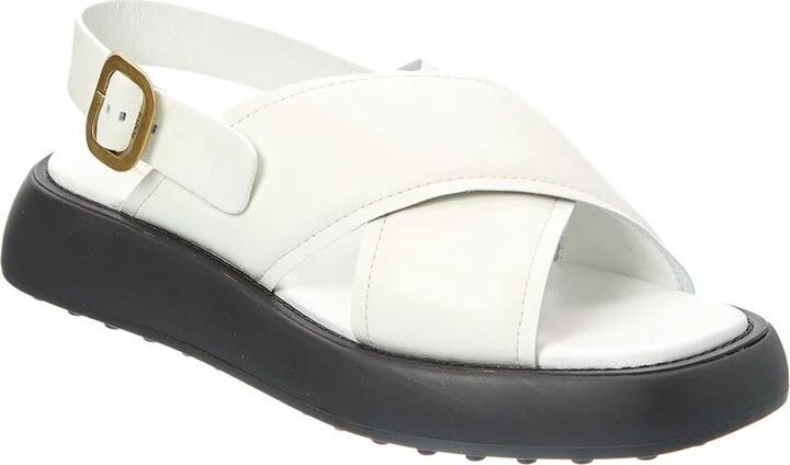 Tod’S Gomma Leather Sandal