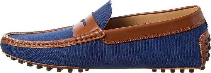 Tod’S Gommino Canvas & Leather Loafer - Image 2