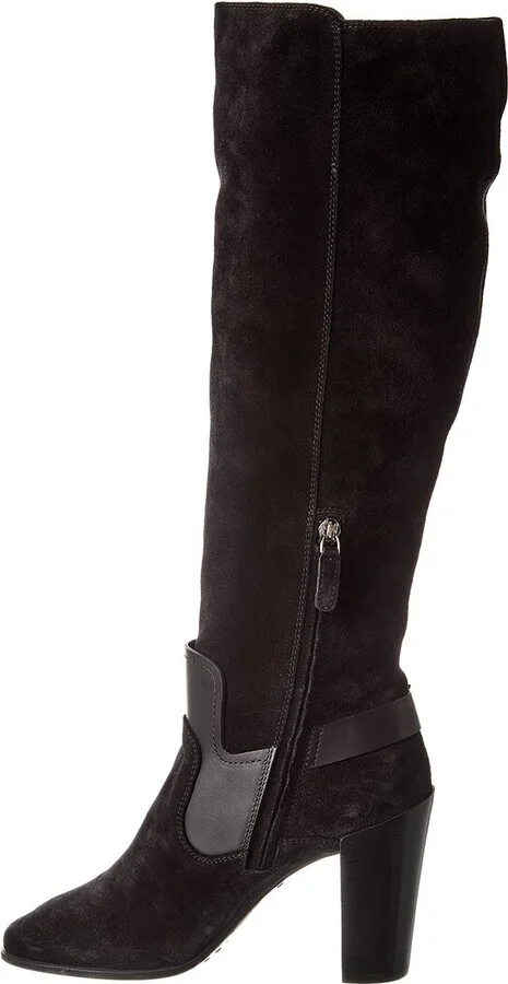 Tod’S Gommino Suede Over-The-Knee Boot - Image 2
