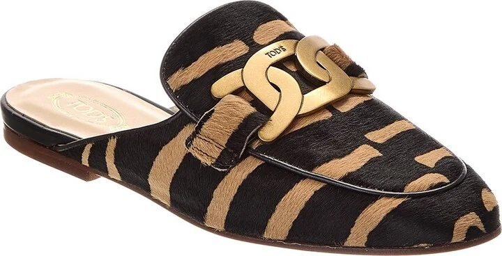 Tod’S Haircalf Mule