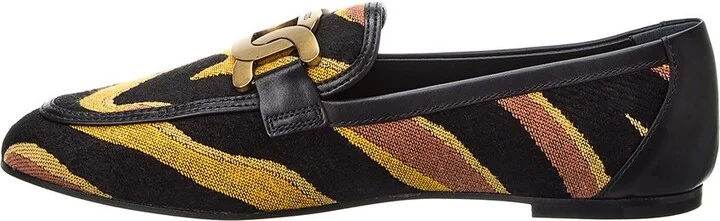 Tod’S Kate Canvas & Leather Loafer - Image 2