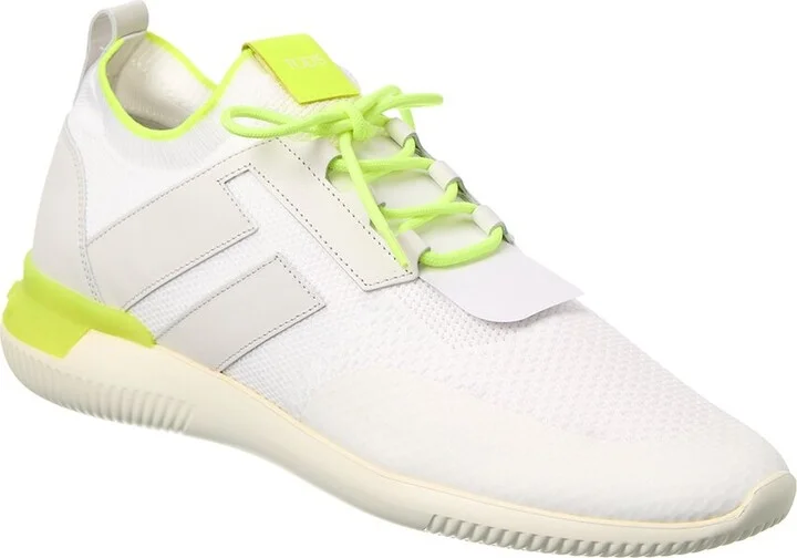 Tod’S Knit & Leather Sneaker