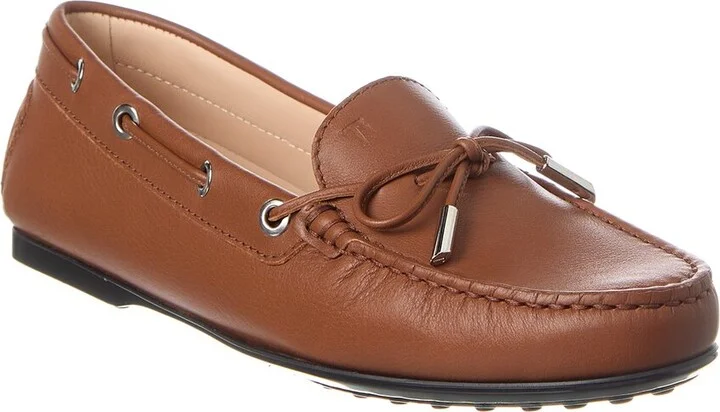 TOD’s Knot Detail Leather Loafer