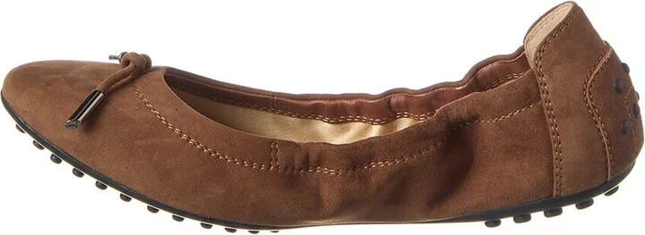 Tod’S Knot Detail Suede Flat - Image 2