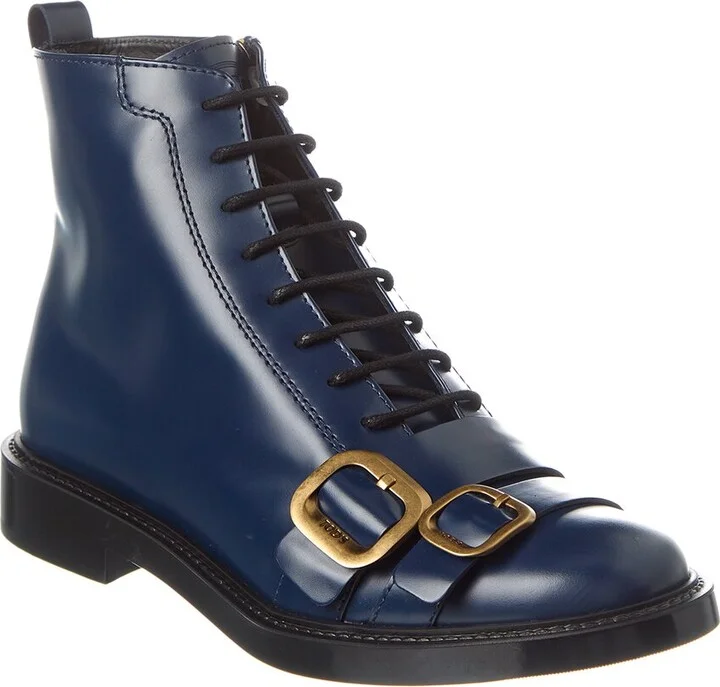 Tod’S Lace-Up Leather Boot