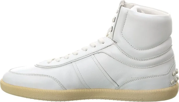 Tod’S Leather High-Top Sneaker - Image 2