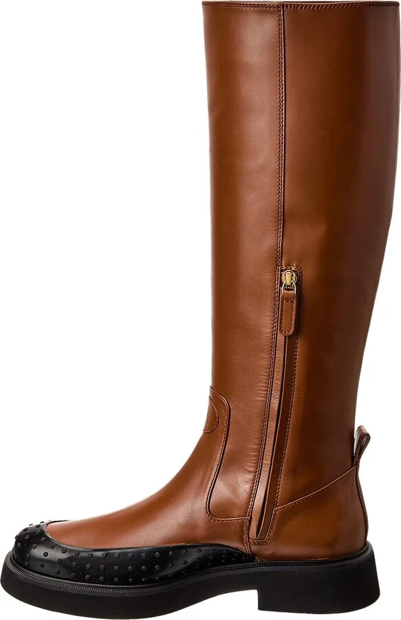 Tod’S Leather Knee-High Boot - Image 2