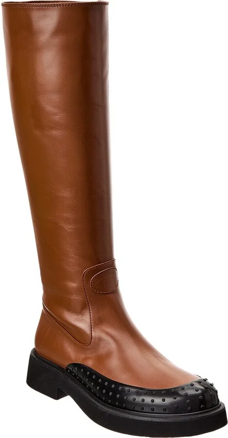 Tod’S Leather Knee-High Boot