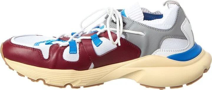 Tod’S Leather & Mesh Sneaker - Image 2
