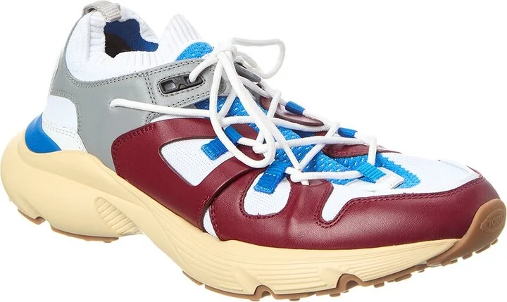 TOD’s Leather & Mesh Sneaker