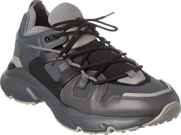 TOD’s Leather & Mesh Sneaker