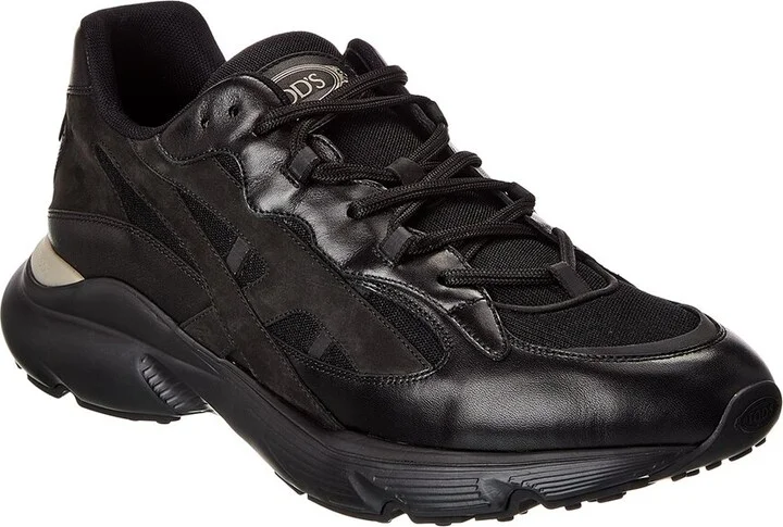 TOD’s Leather & Mesh Sneaker