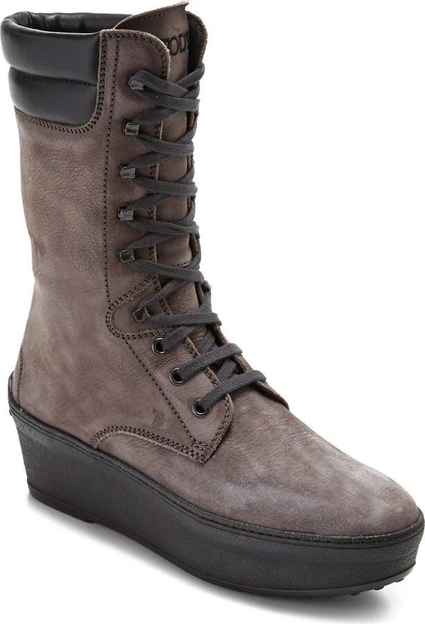 Tod’S Leather Platform Desert Boot
