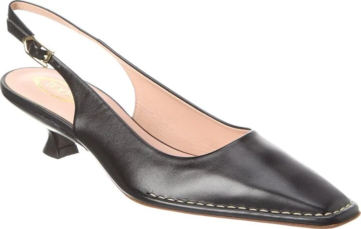 Tod’S Leather Slingback Pump