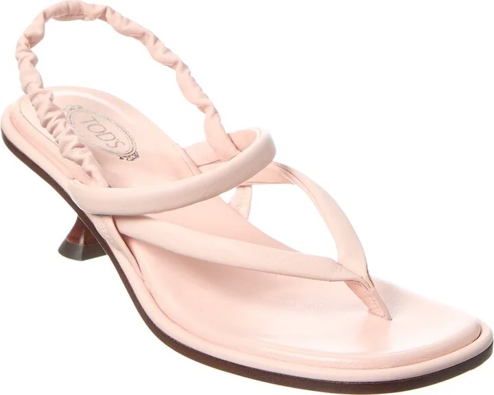 Tod’S Leather Slingback Sandal