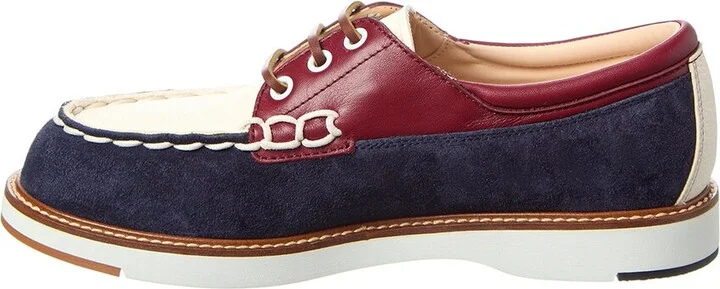 Tod’S Leather & Suede Boat Shoe - Image 2