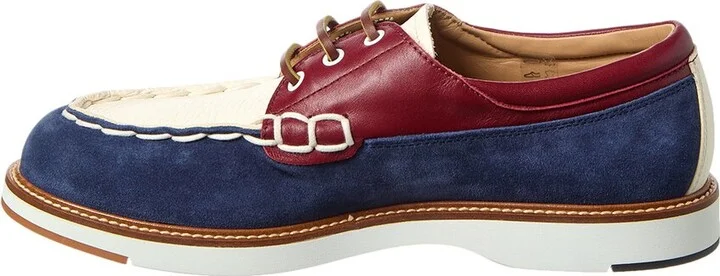 Tod’S Leather & Suede Boat Shoe - Image 2