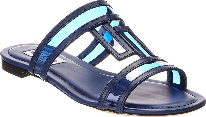 Tod’S Leather & Vinyl Sandal