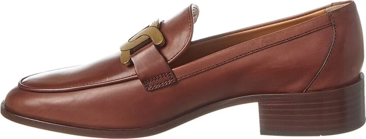 Tod’S Logo Chain Detail Leather Loafer - Image 2