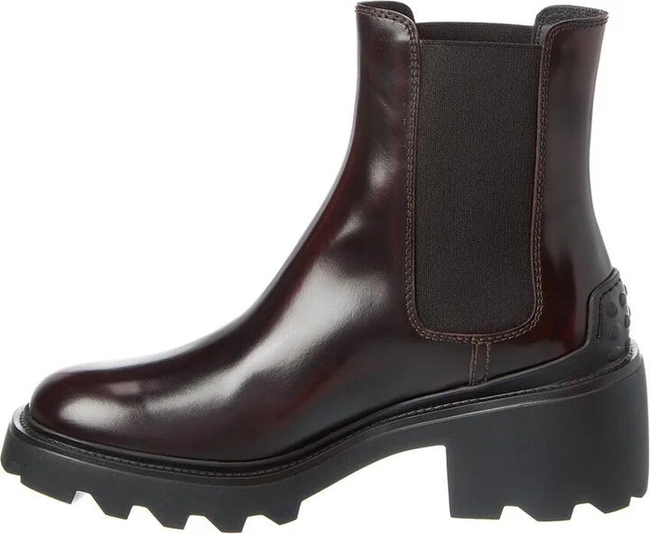 Tod’S Logo Leather Boot - Image 2
