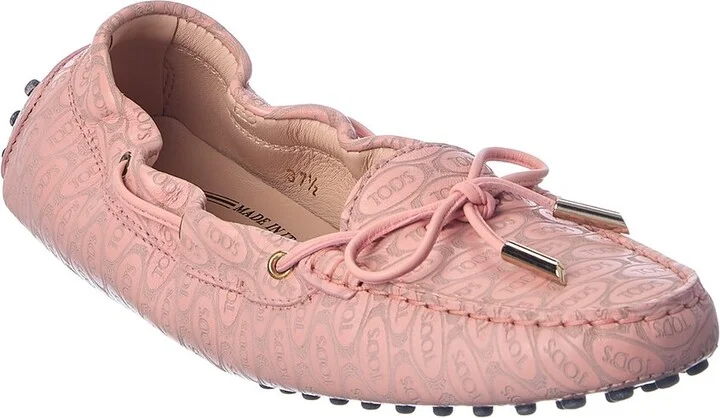 TOD’s Logo Leather Loafer