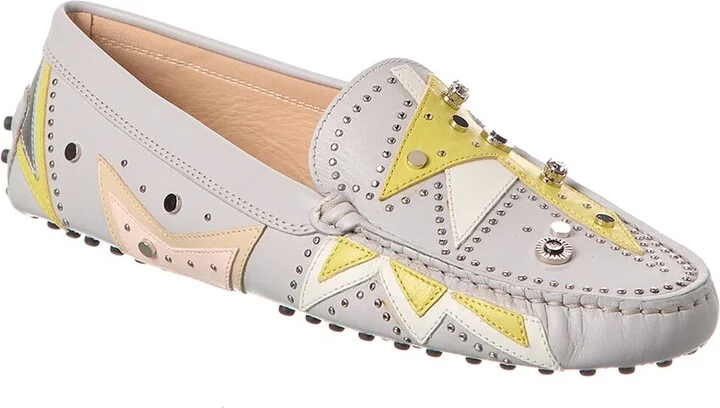 Tod’S Logo Leather Loafer