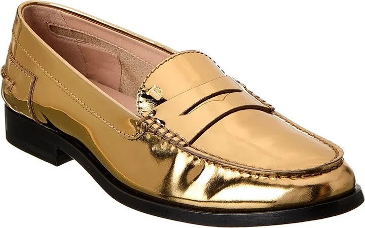 Tod’S Logo Leather Loafer