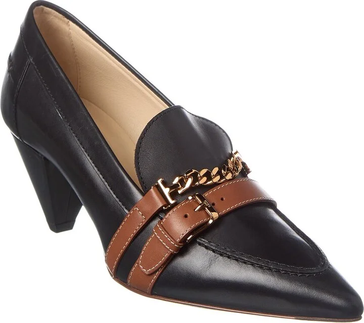 Tod’S Logo Leather Pump