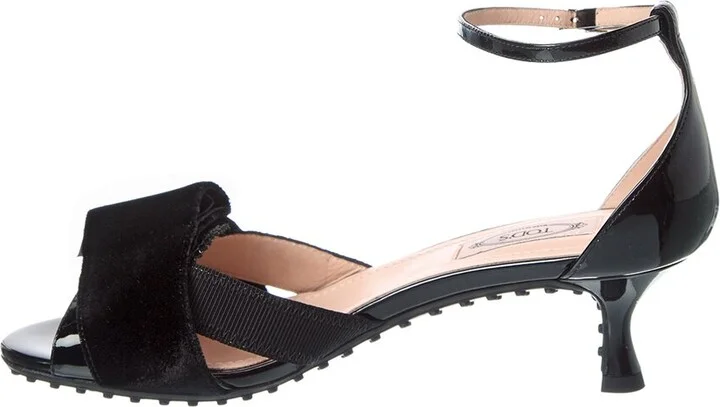 Tod’S Logo Patent Sandal - Image 2