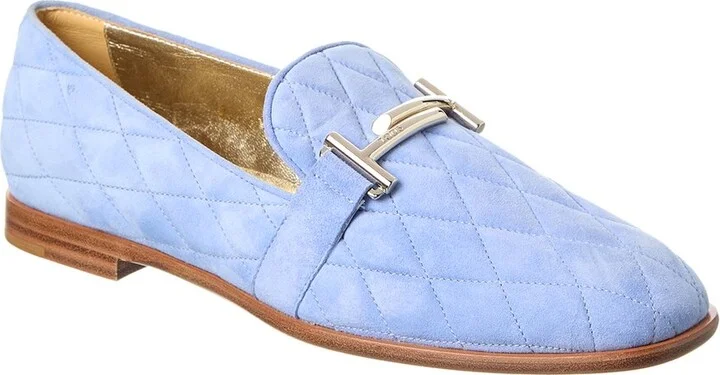 TOD’s Quilted Suede Loafer
