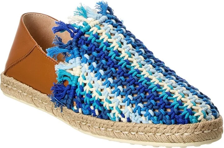 Tod’S Rope & Leather Espadrille