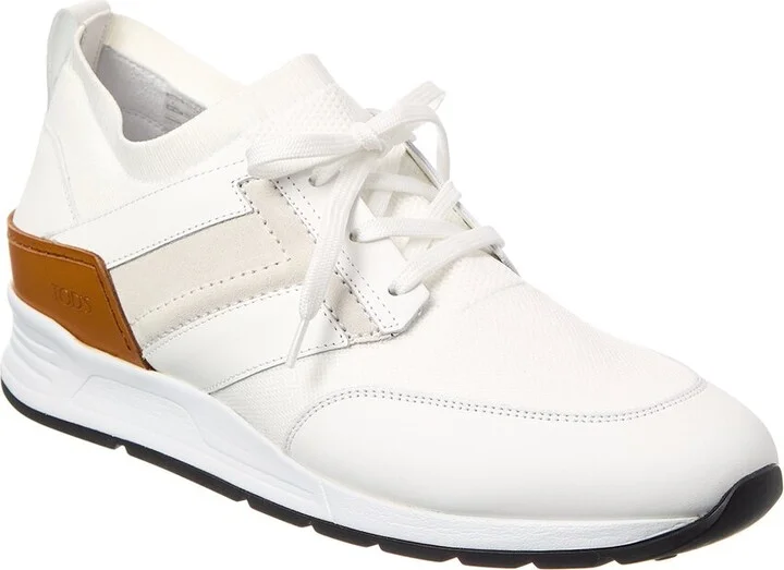 TOD’s Sportivo Knit & Leather Sneaker