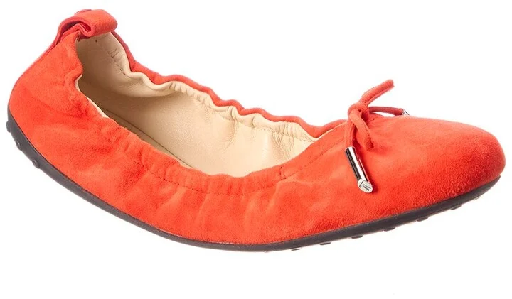Tod’S Suede Ballerina Flat