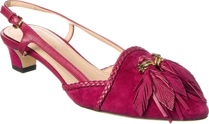 Tod’S Suede Slingback Pump