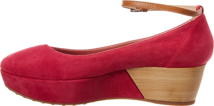 Tod’S Suede Wedge Ballerina Flat - Image 2