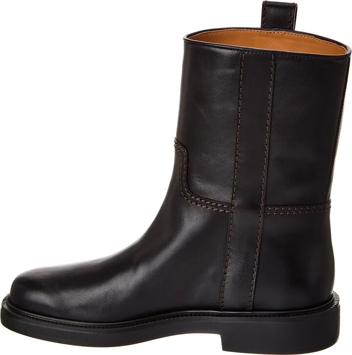 Tod’S T Logo Leather Boot - Image 2