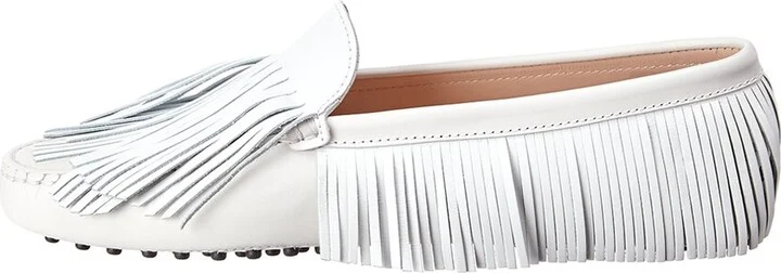 Tod’S Tassel Fringe Leather Loafer - Image 2