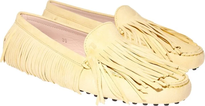 Tod’S Tassel Fringe Suede Loafer