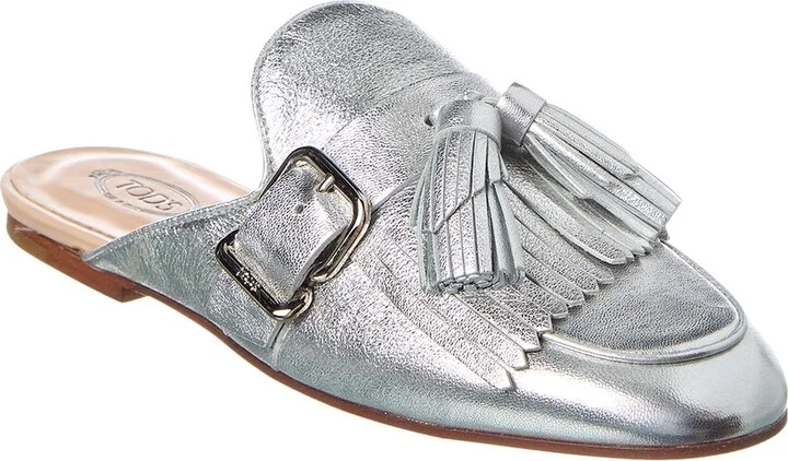Tod’S Tassel Leather Mule