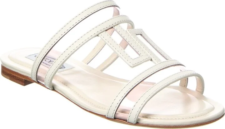 Tod’S Vinyl & Leather Sandal