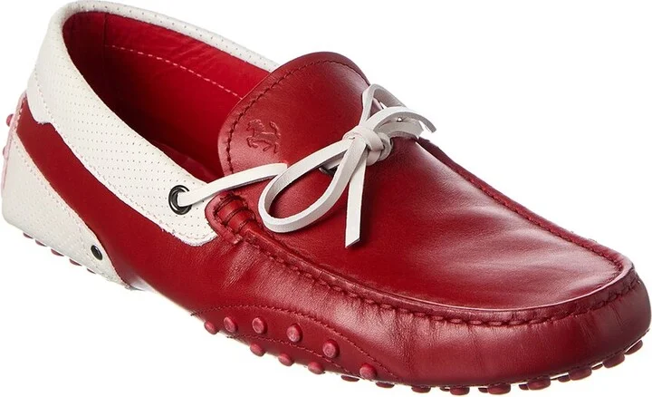 Tod’S X Ferrari Gommino Leather Loafer