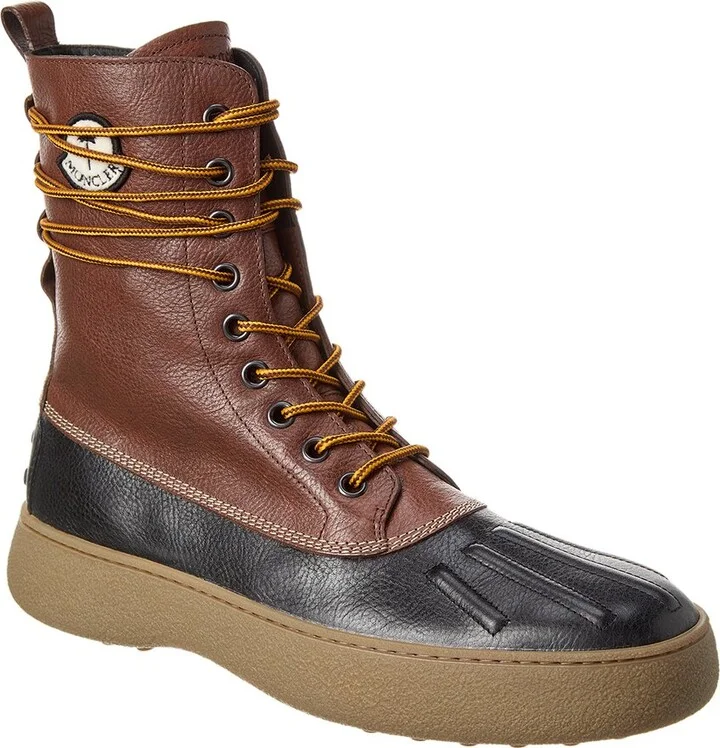 Tod’S X Moncler X Palm Angels Leather Boot