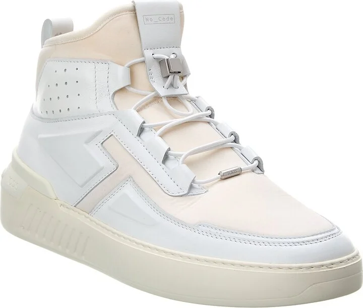 TOD’s x No_Code Leather High-Top Sneaker